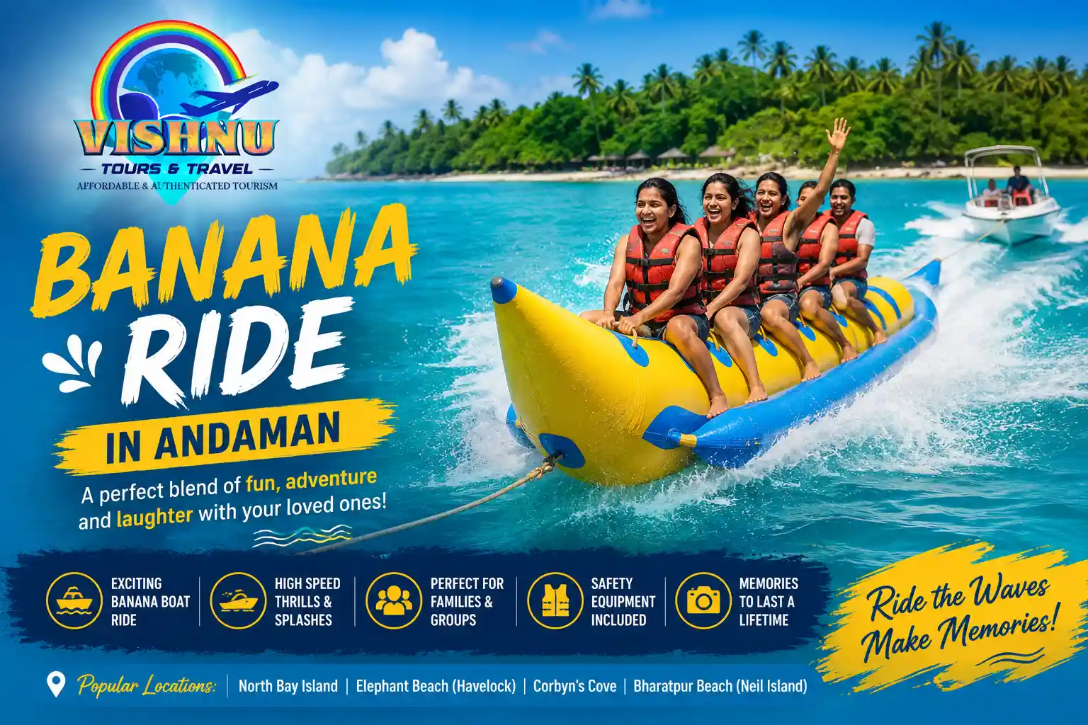 Banana Ride Activity In Andaman