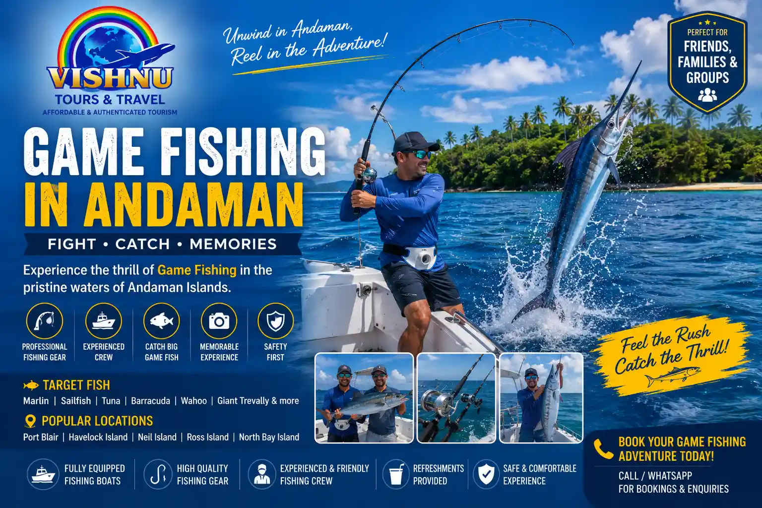 Game Fishing Activity In Andaman