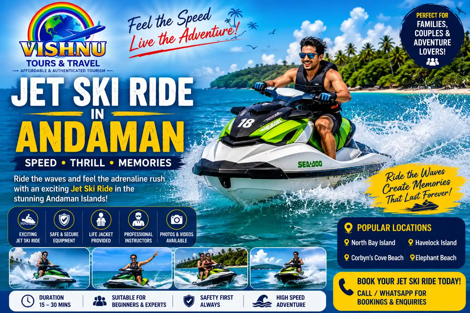 Jet Ski Ride Activity In Andaman