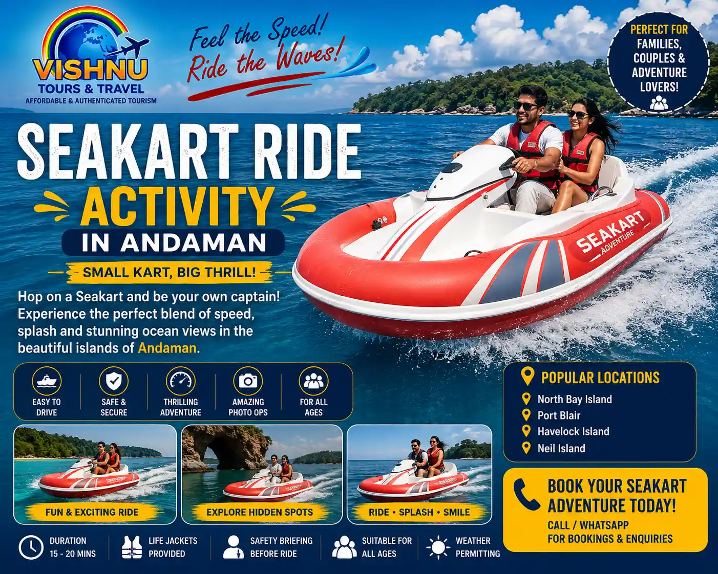 Seakart Ride Activity In Andaman
